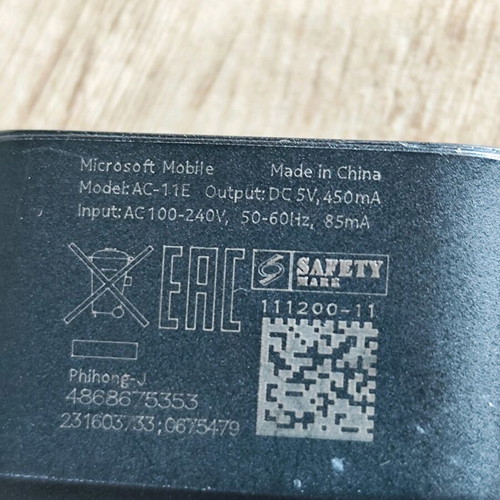 Nokia chargers used, pack of 3