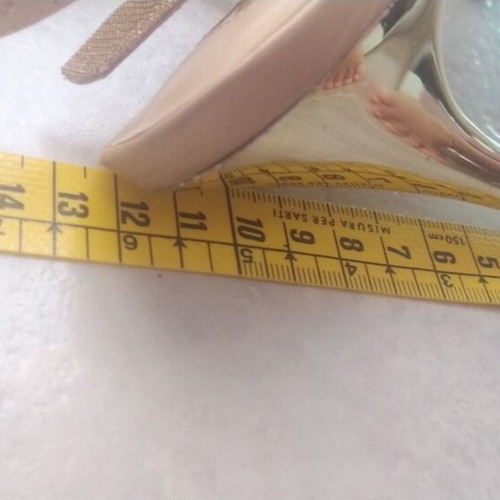 Exe gold high heel sandals size 38.5-39