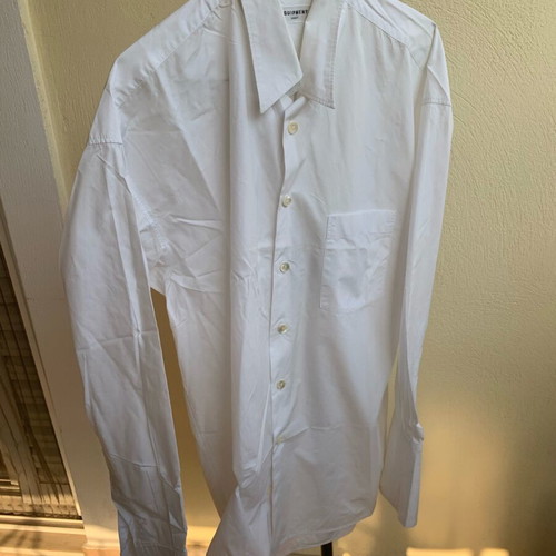 Silk shirt like new, white, size L