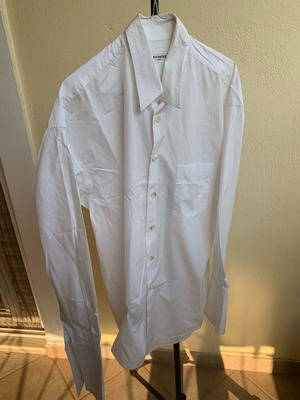 Silk shirt like new, white, size L