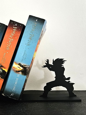 Dragon Ball Goku Kamehameha Bookend made to order