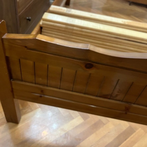 Wooden bed used for 190x130 cm mattress