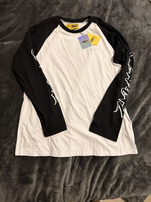 Corteiz Long Sleeve shirt new, size XL, black and white