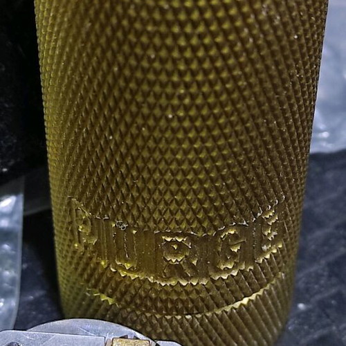 Purge Gold 21700 mechanical mod like new with Ashgard Black 28mm extra deck