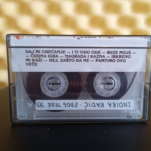 Indira Radic i Juzni Vetar cassette tape used