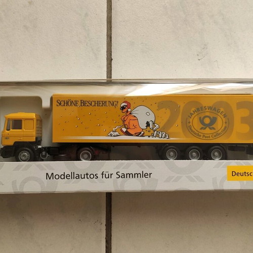 Deutsche Post Model Truck HO Scale 1:87 New