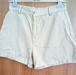 Women's cargo shorts like new, size M, beige with gift belt