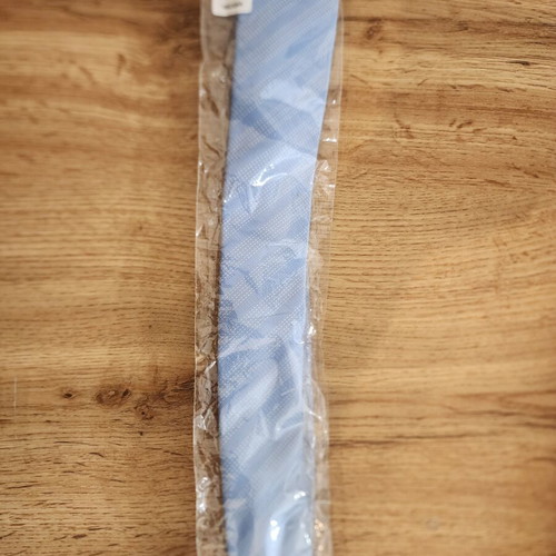 Light Blue Micro-Patterned Tonal Stripe Silk Tie by Boggi Milano new