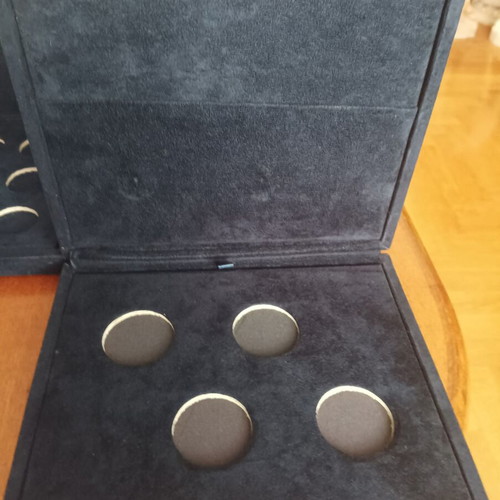 Velvet Presentation Cases set of 3 used for Jewelry and Collectible Coins