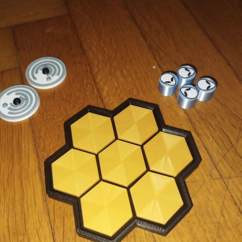 3D printed James Webb telescope coaster, 10cm