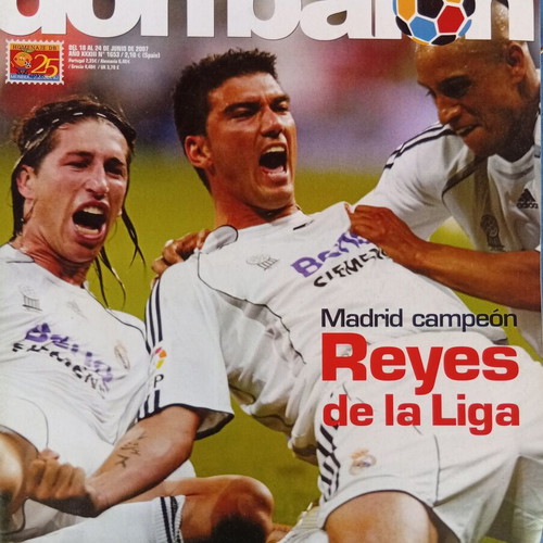 Don Balon magazine issue 18-24/6/2007 like new, Real Madrid tribute