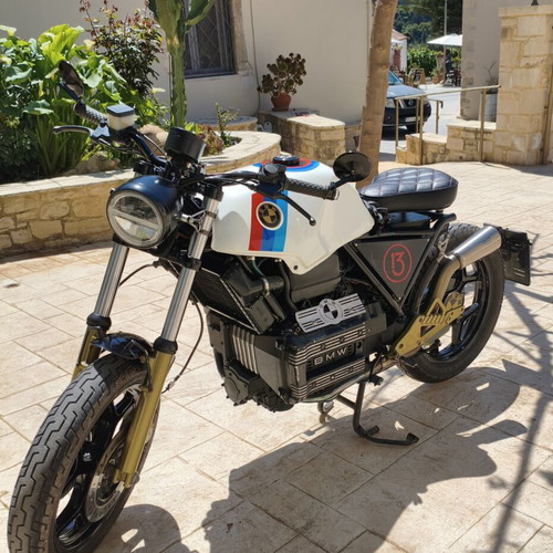 BMW K75 RT café racer motorcycle, 1986, 750cc