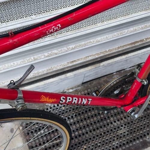 Mirage Sprint vintage road bike used, red, V-Brakes