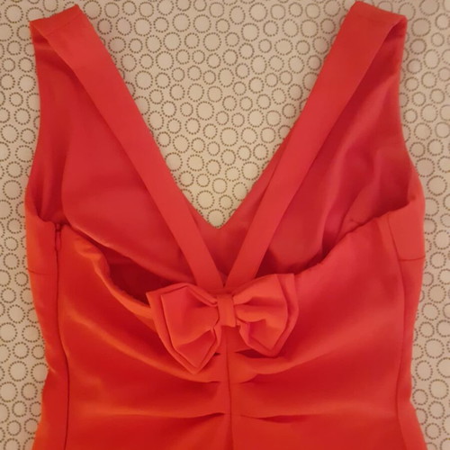 Lynne summer backless dress like new, size S, red