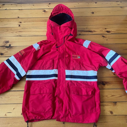 Marine Pool Spirit of the Ocean men's red sailing jacket like new, size XL