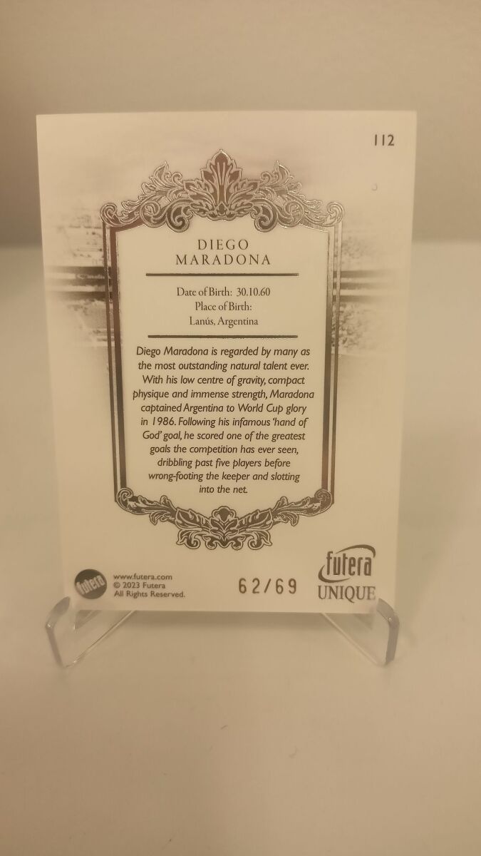 Futera Unique 2023 Diego Maradona The… - € 65,00 - Vendora.cy