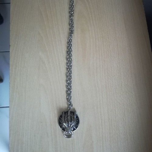 Final Fantasy Vll silver pendant used