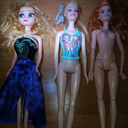 Κούκλες Barbie μεταχειρισμένες με παρελκόμενα, πακέτο