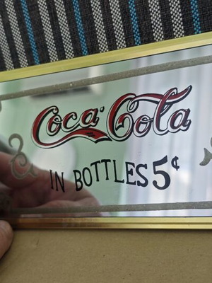 Coca Cola рекламно огледало ново в опаковка