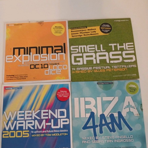 Mixmag magazines used with mixed CDs