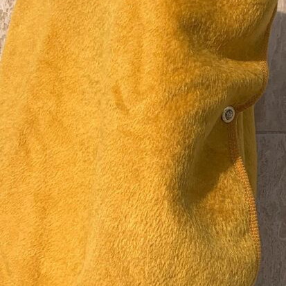 Versace cape like new, mustard color