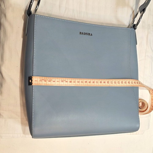 Badura shoulder bag like new, blue faux leather