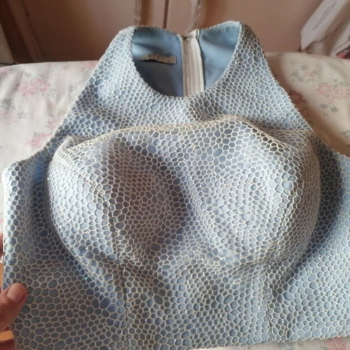Skirt turquoise long fairy tale style with matching top like new
