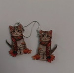Cat earrings new