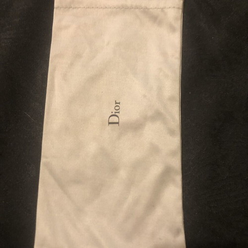 Christian Dior fabric glasses pouch like new, gray