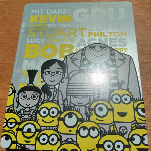 Despicable Me 1 2 Minions Steelbook Blu-Ray like new with English subtitles