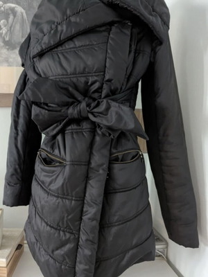 Burberry Prorsum Puffer Coat Καινούργιο Μαύρο Με Φιόγκο