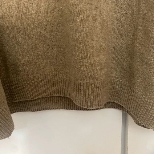 Oxford Company men's wool sweater used size L beige