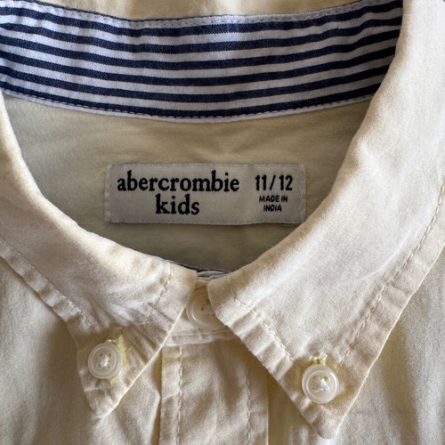 Abercrombie Kids Yellow Shirt for Boys 11-12 Years Like New