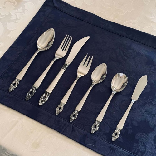 Olaf Stainless Steel Cutlery Set 50 Pieces for 8 People New