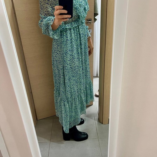 Zara dress used, romantic and airy, multicolored, size S