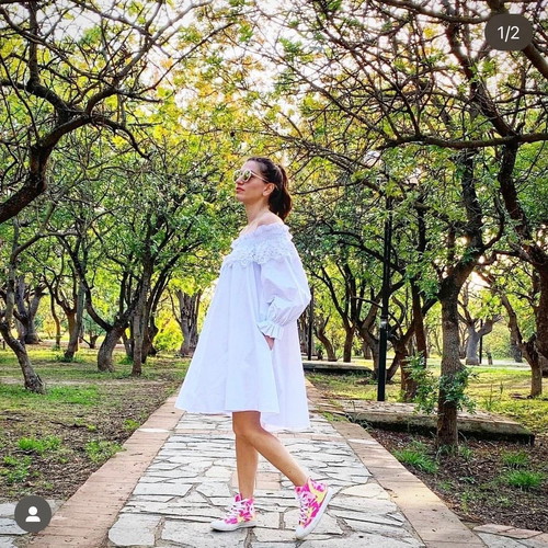 Gizia white dress new one size