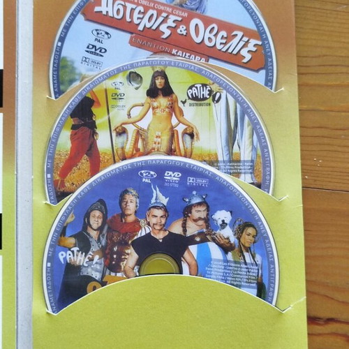 Asterix 3-DVD collection with subtitles, comedy and adventure