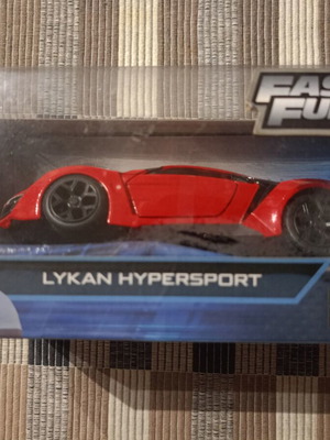 Lykan Hypersport 1:32 diecast car used, Fast and Furious Jada