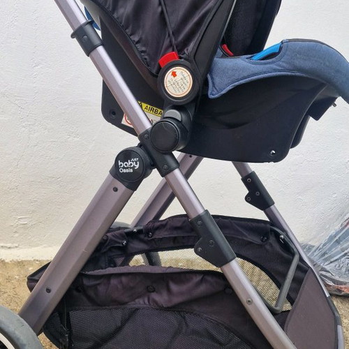 Just Baby 3-in-1 stroller used with adjustable orientation