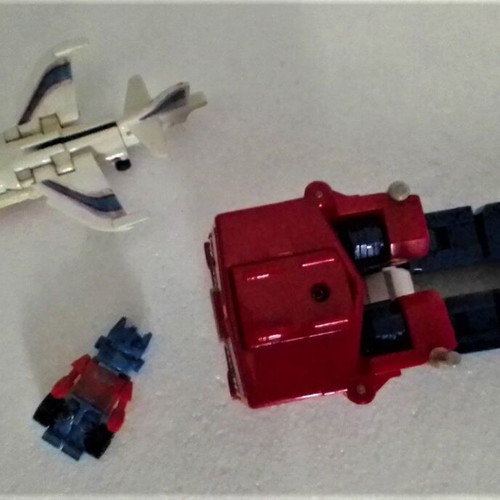 Slingshot Superion Vintage 1985 G1 Transformers used, Optimus Prime Lego