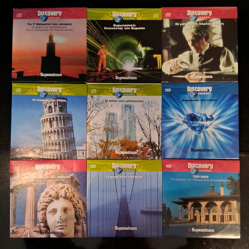 Discovery Channel 9 DVD new, dubbed documentaries