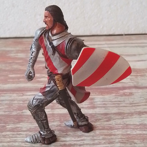 Figure soldier crusader knight used BBI 2007 Bluebox