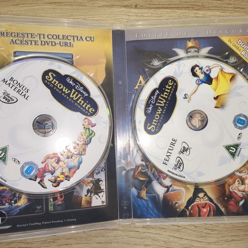 Snow White Disney DVD, dubbed