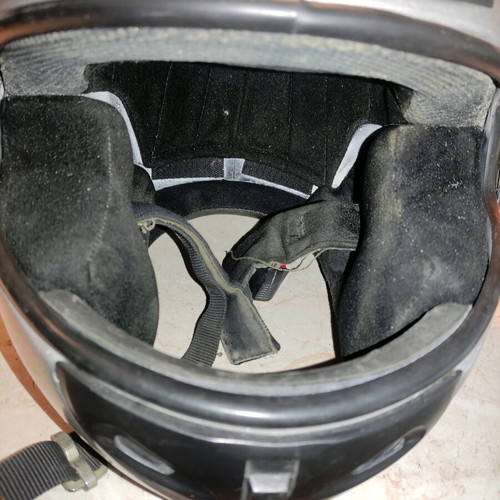 Lazer helmet used, size L with thick padding