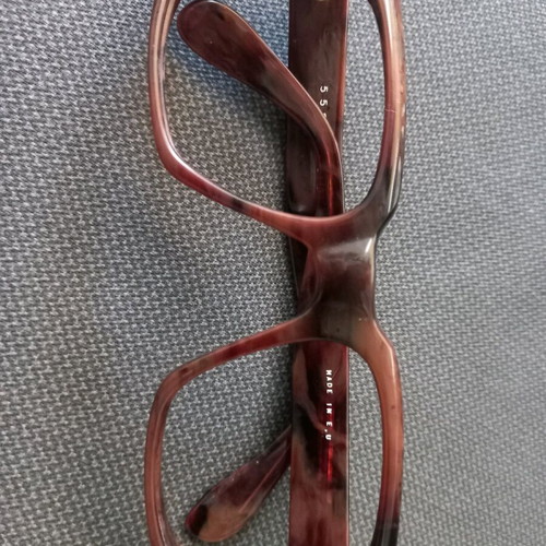 LODA 559 vintage handmade eyeglass frame new brown