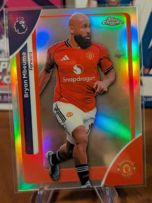 2025-26 Topps Chrome Premier League Bryan Mbeumo Refractor κάρτα σαν καινούργιο