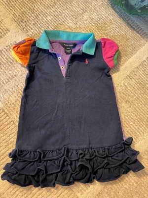 Ralph Lauren girl dress used, up to 24 months