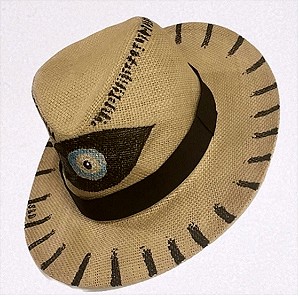 Καπέλο ψάθινο handmade