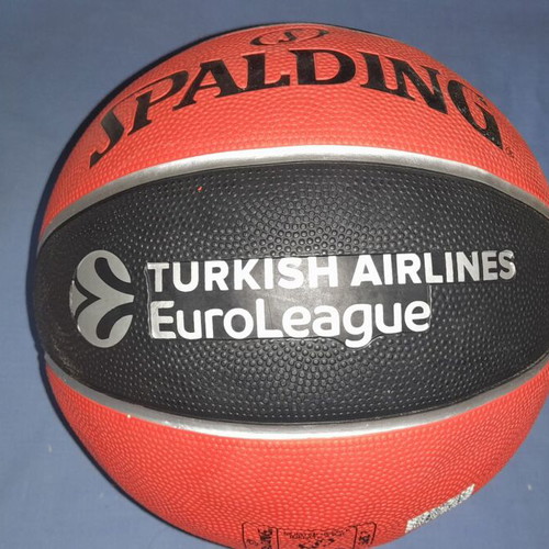 Spalding TF150 basketball with Euroleague logo