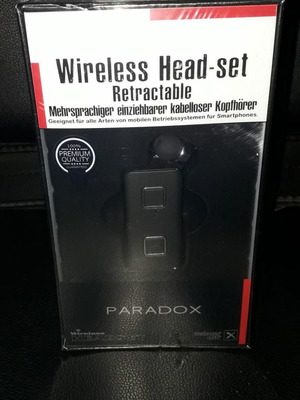 Wireless headset Xnous Premium Paradox καινούργιο, ανασυρόμενο ακουστικό
